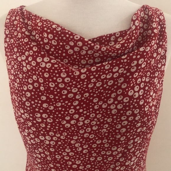 Esprit de Corp printed red dress - size 9/10 - Picture 2 of 5